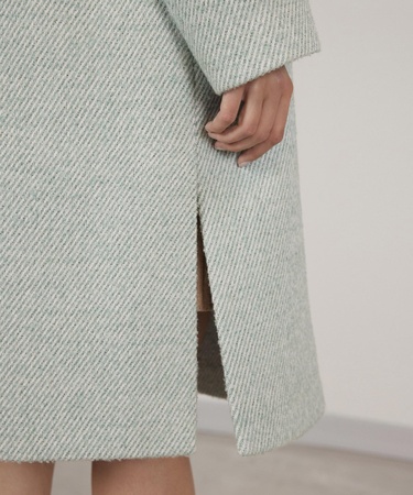  YARGICI Yırtmaç Detaylı Palto