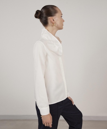  YARGICI Fırfır Yaka Gömlek