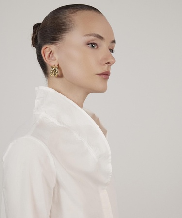  YARGICI Fırfır Yaka Gömlek