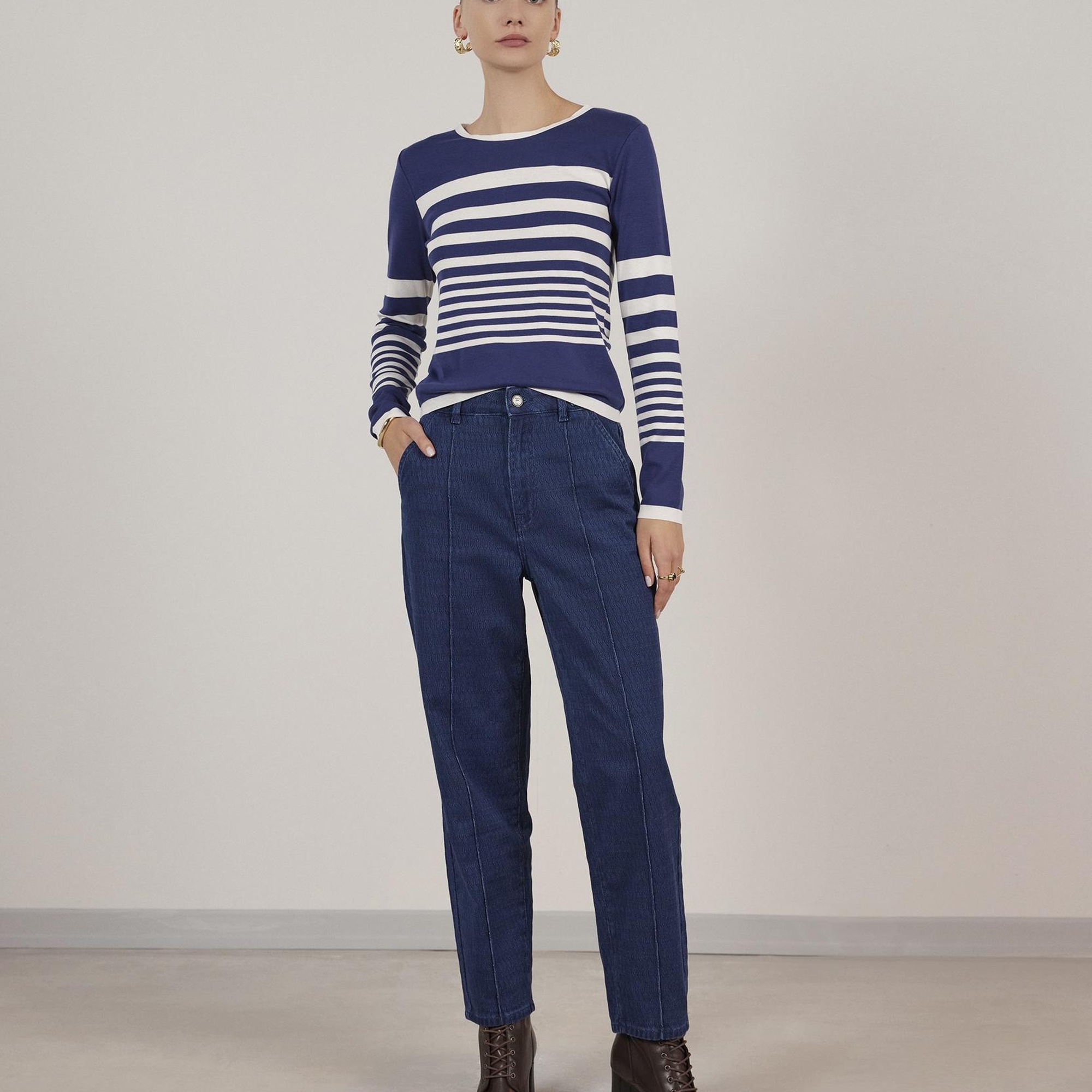 YARGICI Kemer Detaylı Pantolon