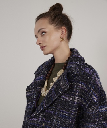  YARGICI Geniş Yaka Palto