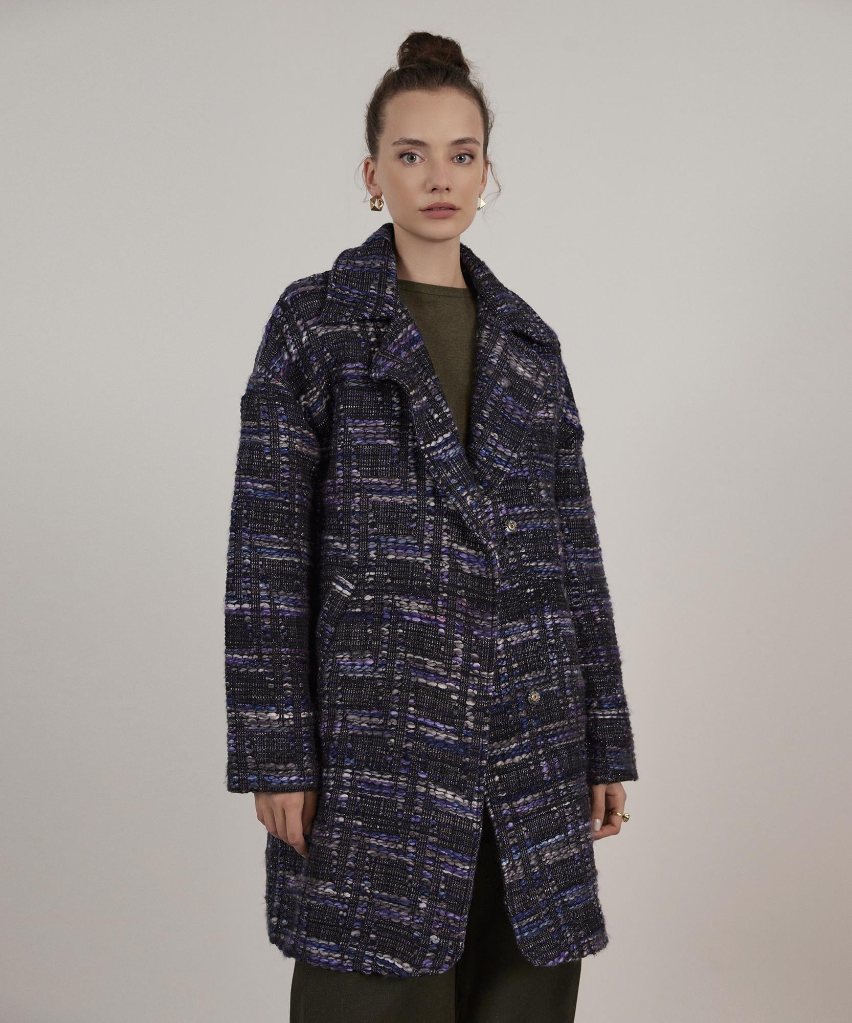  YARGICI Geniş Yaka Palto