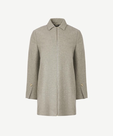  YARGICI Fermuar Detaylı Palto