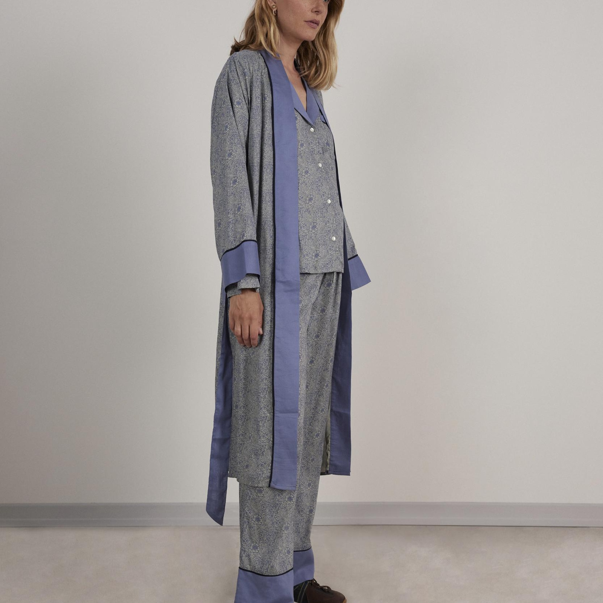 YARGICI Kontrast Detaylı Pijama Üstü