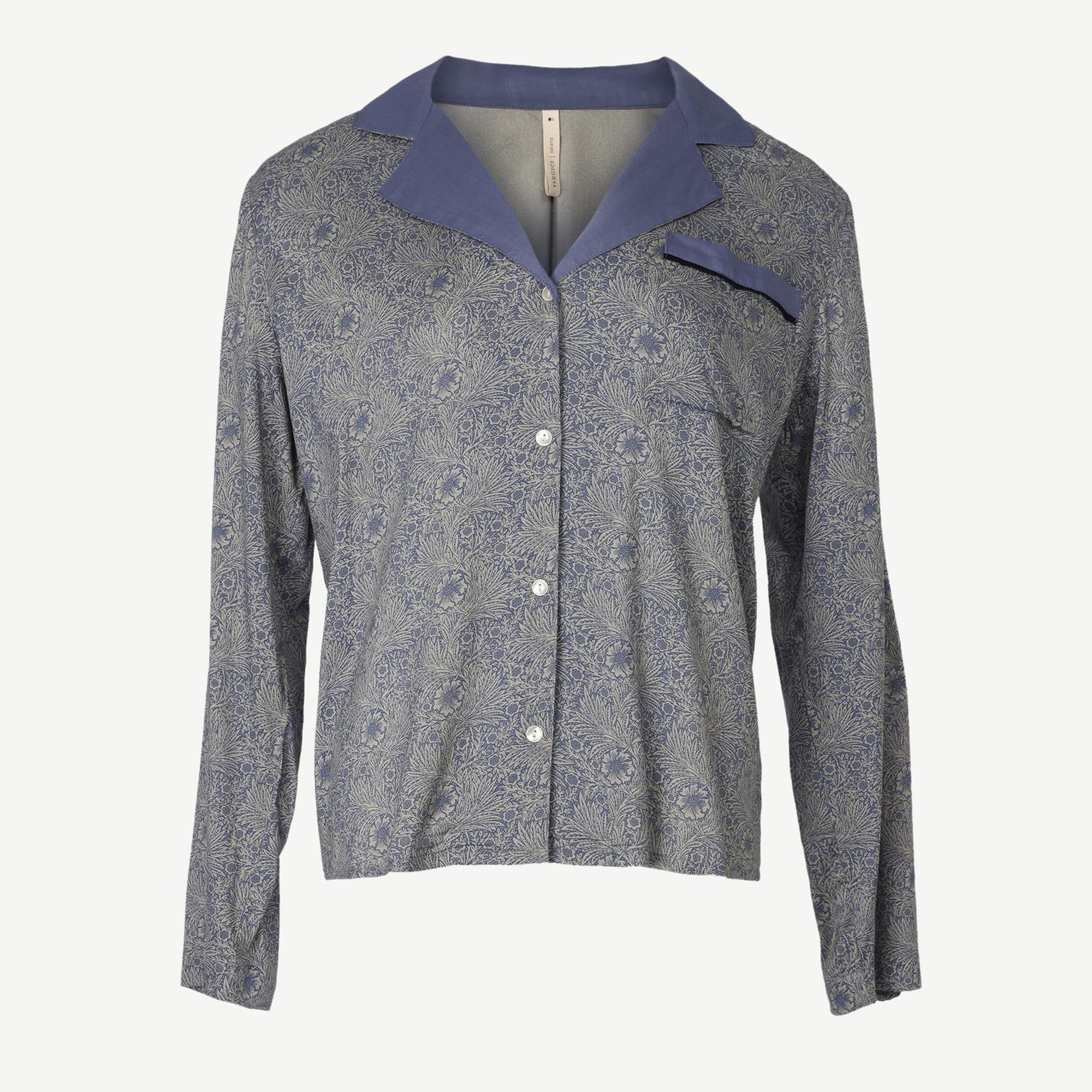 YARGICI Kontrast Detaylı Pijama Üstü