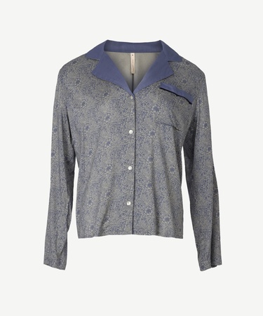  YARGICI Kontrast Detaylı Pijama Üstü