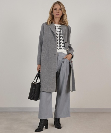  YARGICI Düğme Detaylı Palto