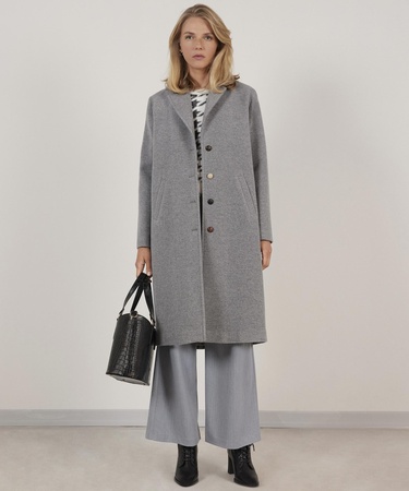  YARGICI Düğme Detaylı Palto