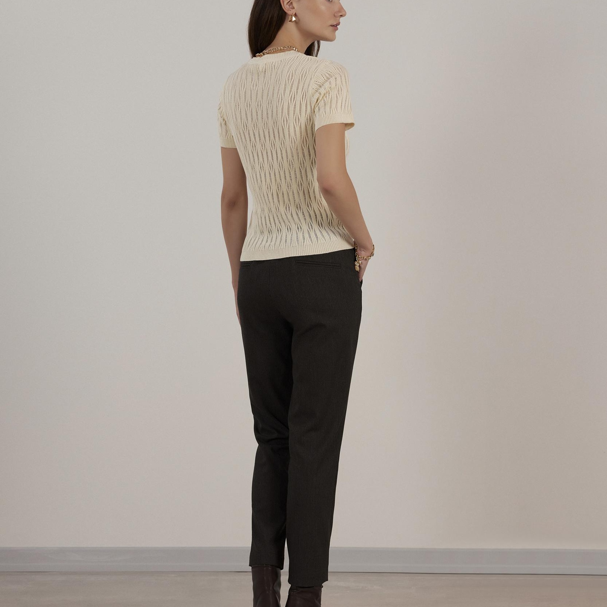 YARGICI Beli Lastikli Pantolon