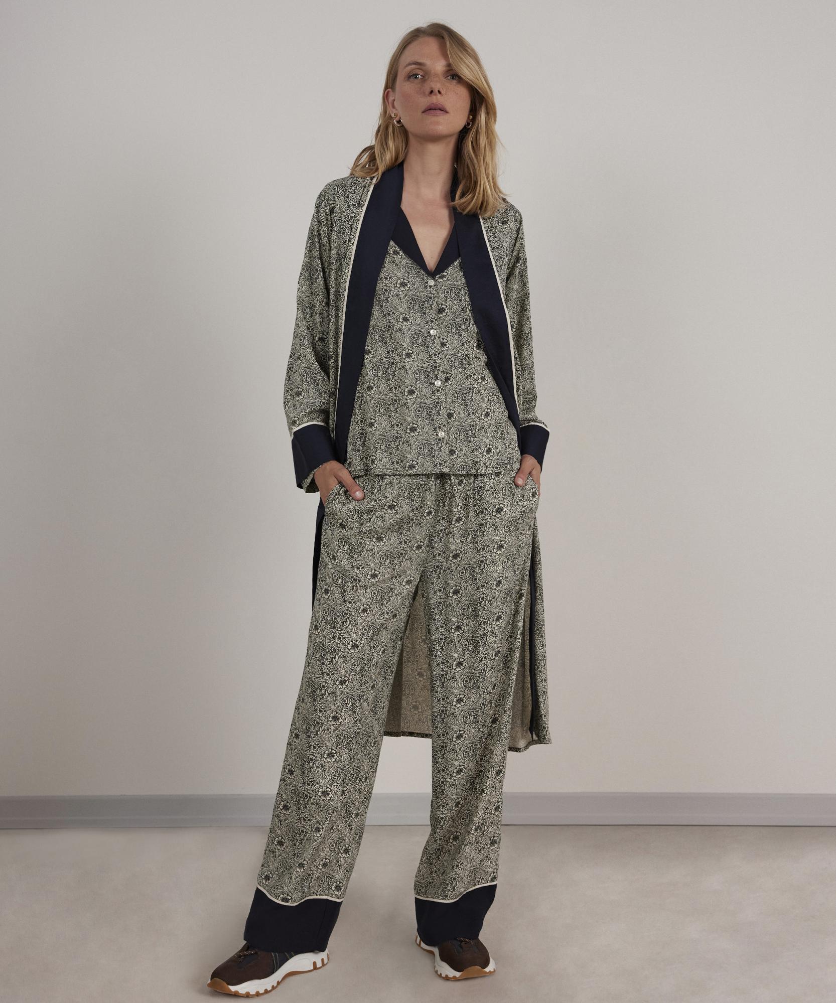  YARGICI Kontrast Detaylı Pijama Üstü