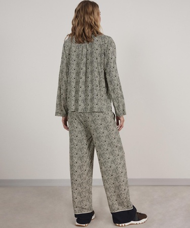  YARGICI Kontrast Detaylı Pijama Üstü