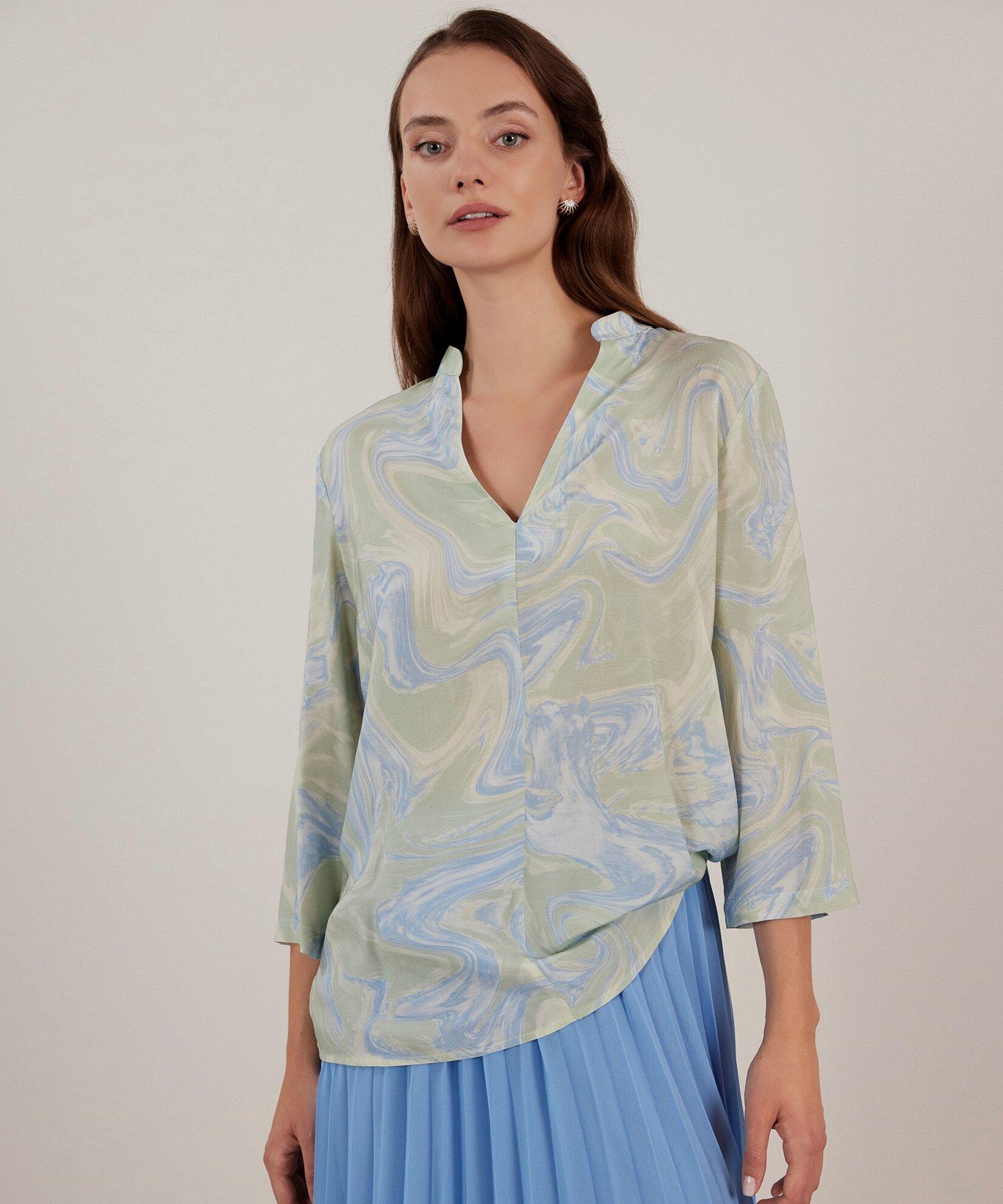  YARGICI Önü Detaylı Bluz