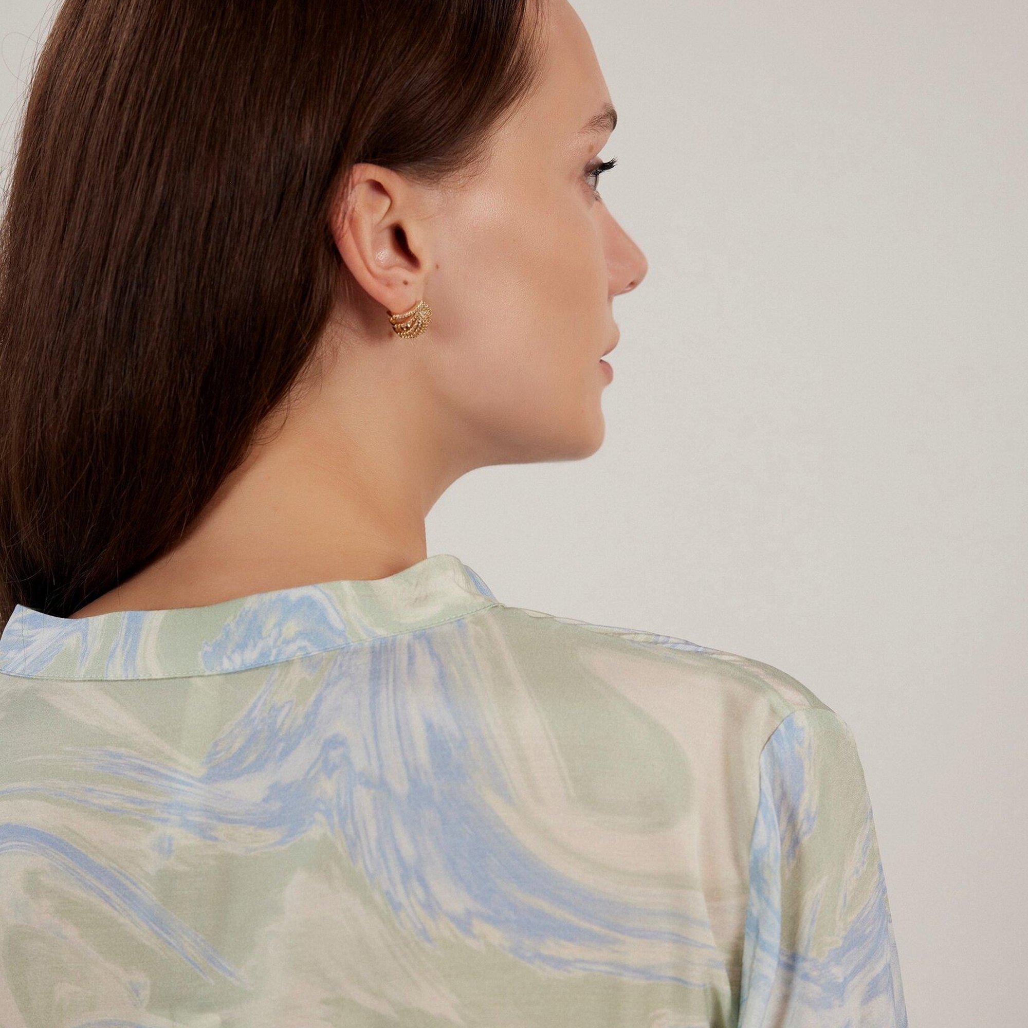 YARGICI Önü Detaylı Bluz