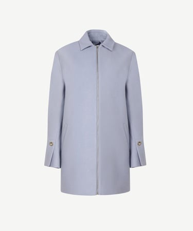  YARGICI Fermuar Detaylı Palto