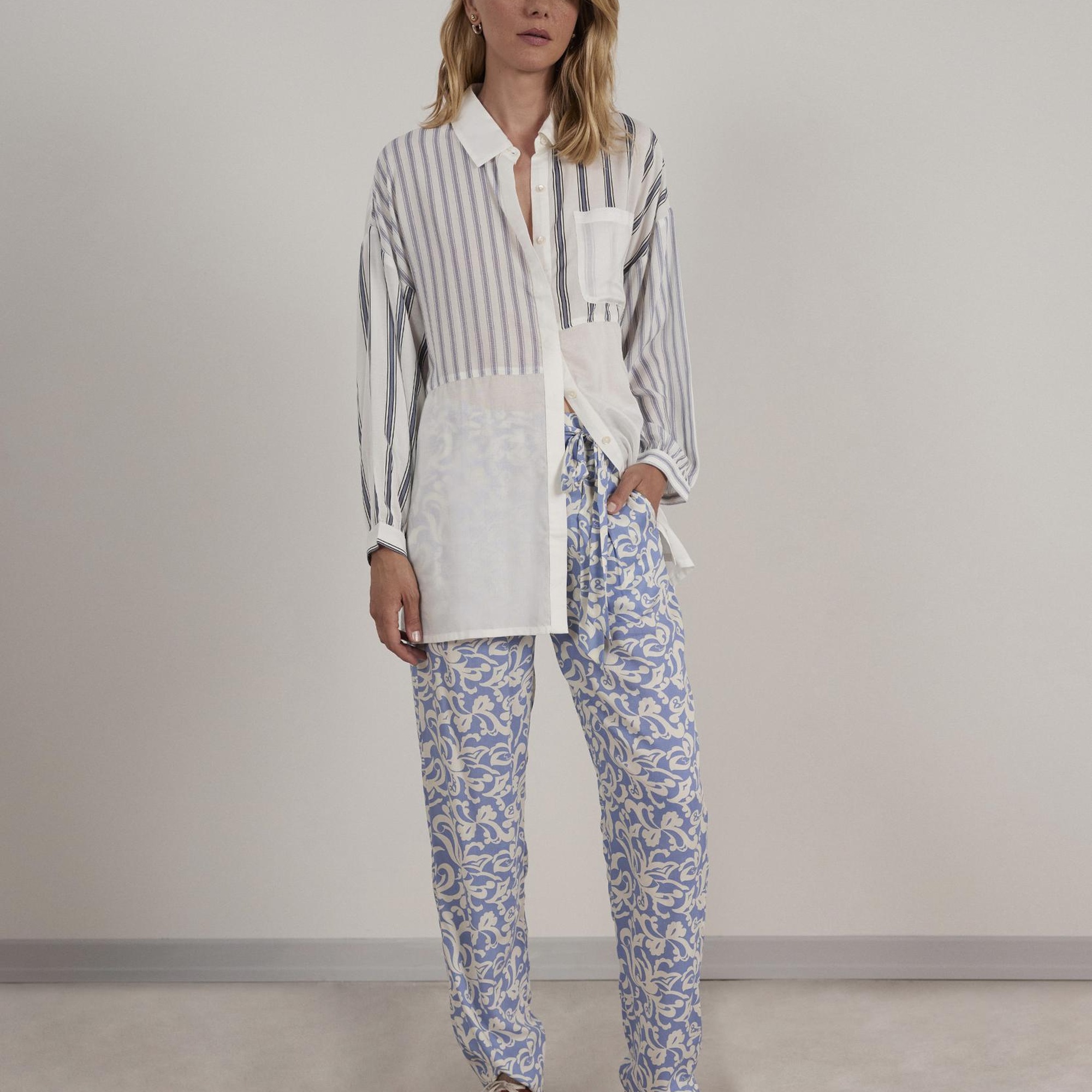 YARGICI Desenli Pantolon