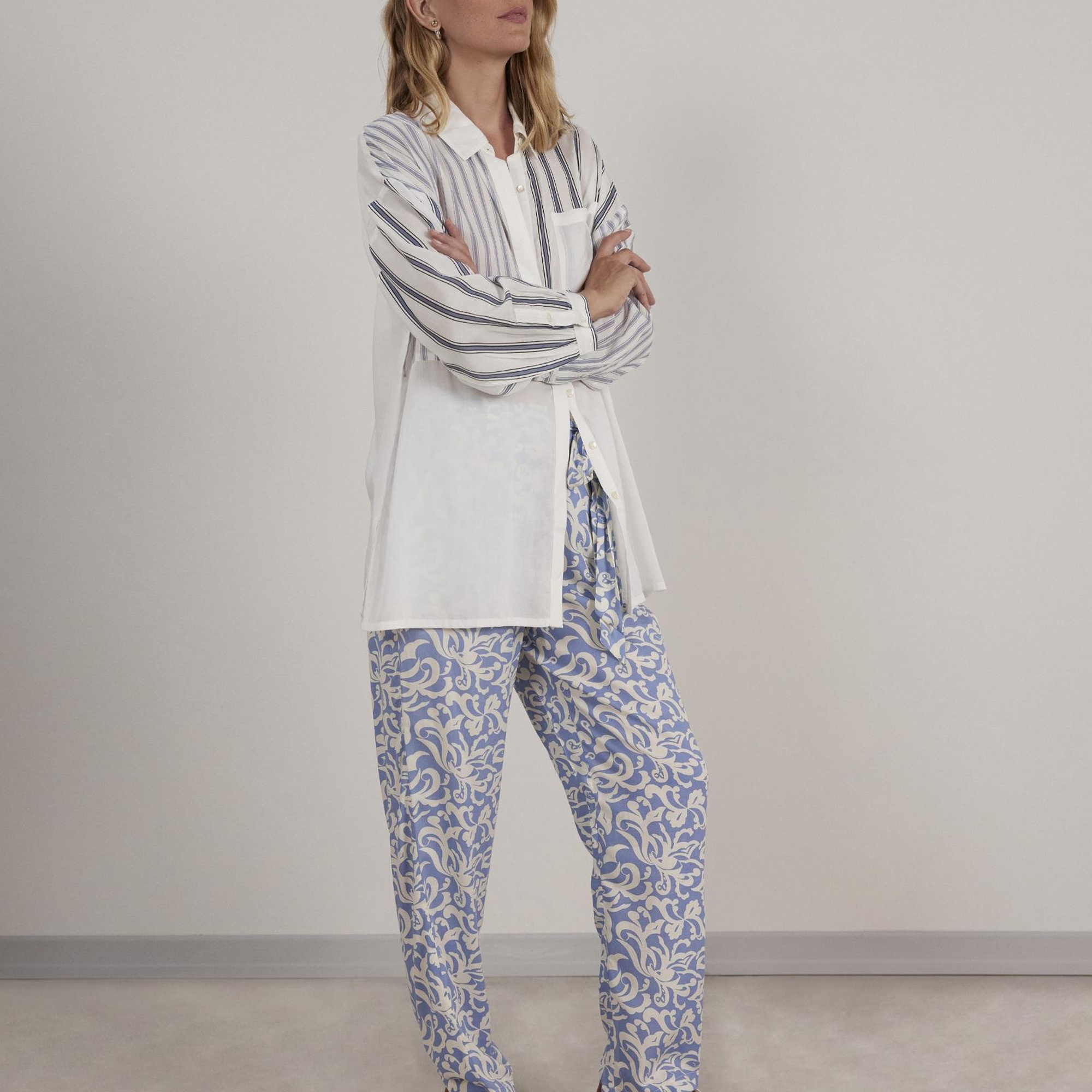 YARGICI Desenli Pantolon