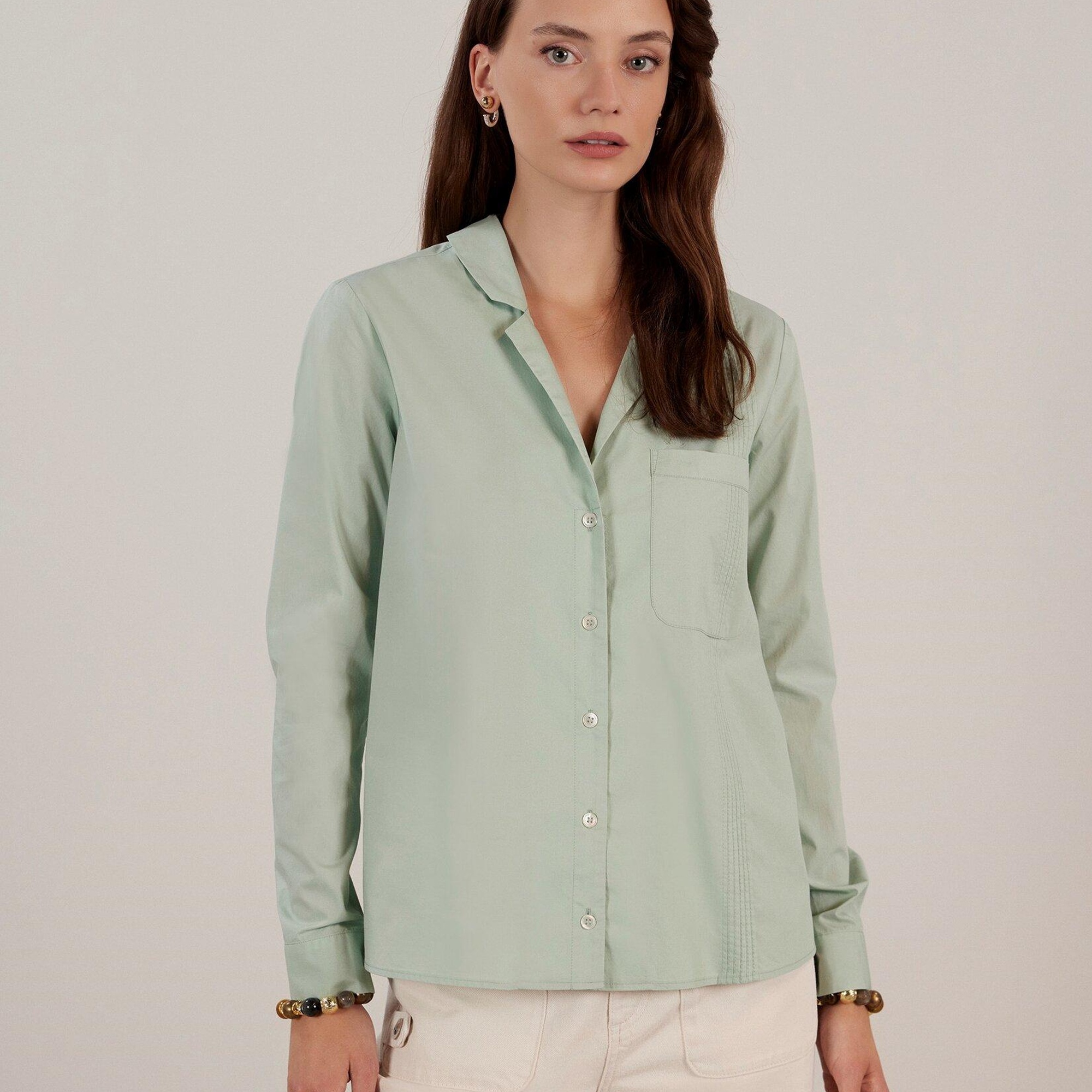 Cep Detaylı Gömlek