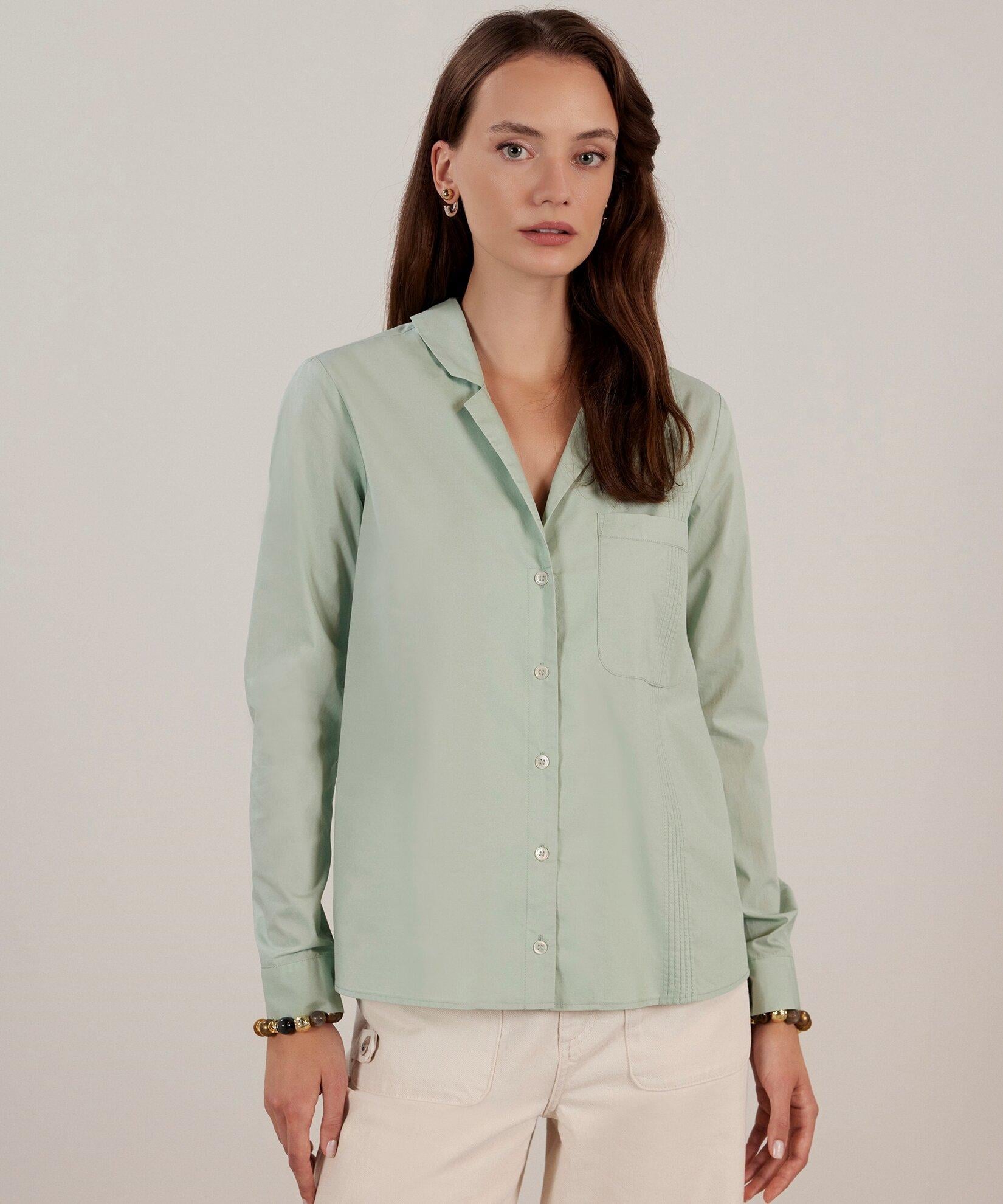  Cep Detaylı Gömlek