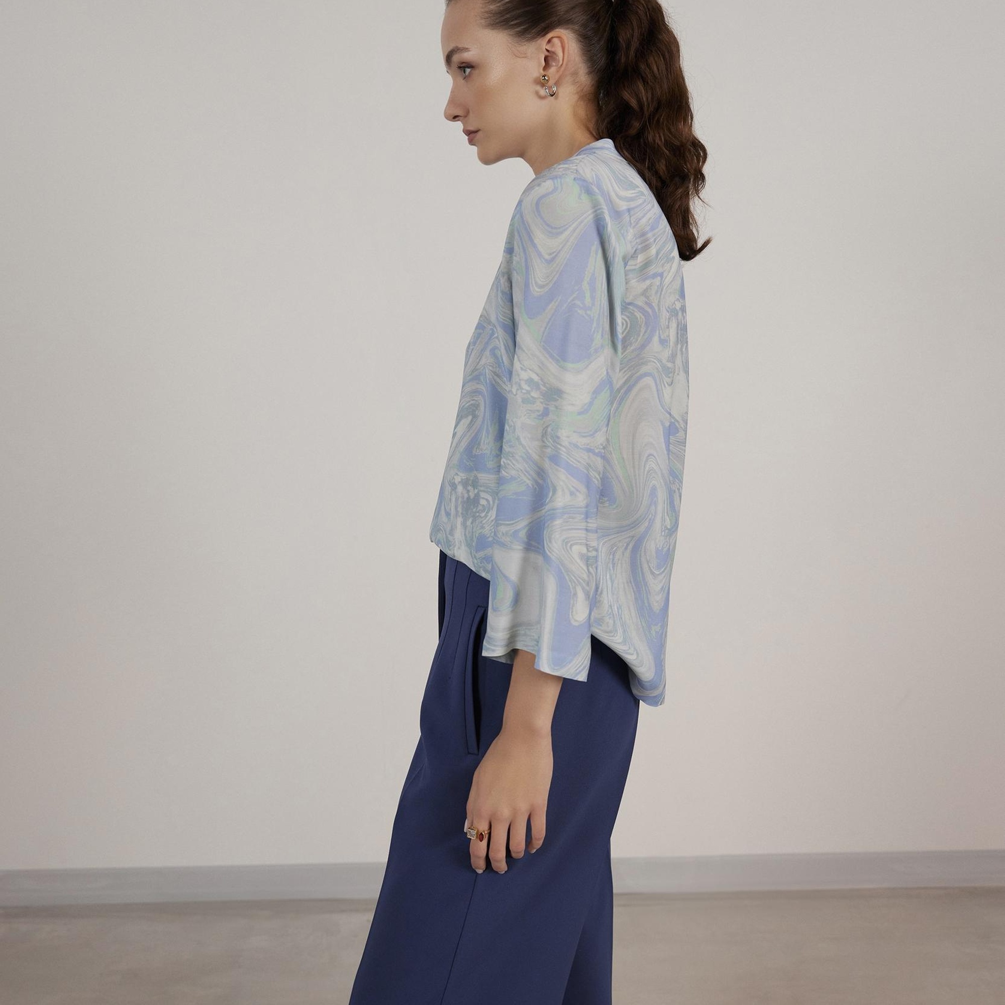 YARGICI Önü Detaylı Bluz