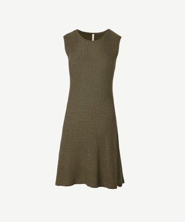  YARGICI Volanlı Triko Elbise