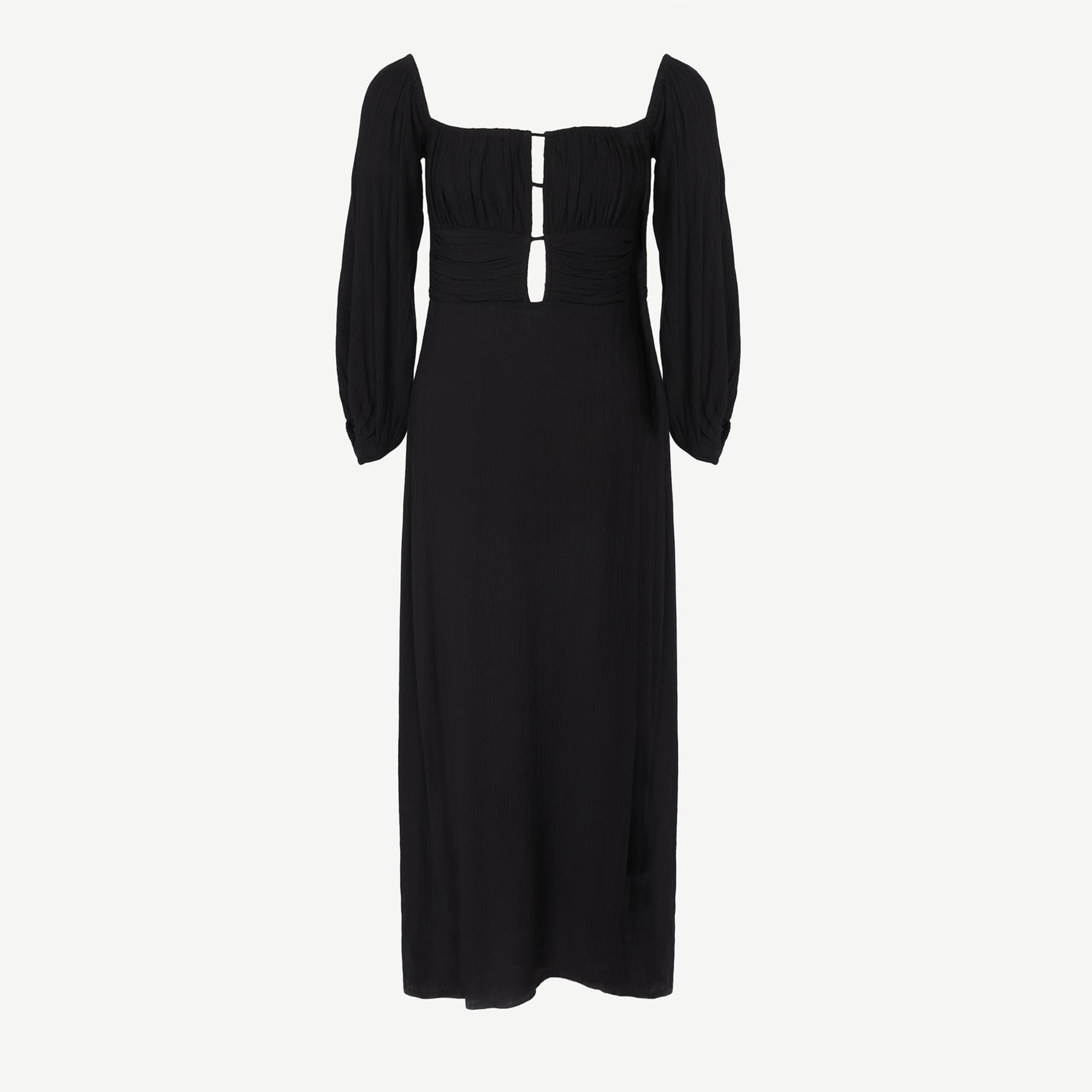 YARGICI Uzun Kollu Uzun Elbise