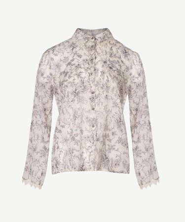  YARGICI Dantel Detaylı Gömlek