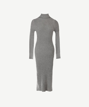  YARGICI Dik Yaka Triko Elbise