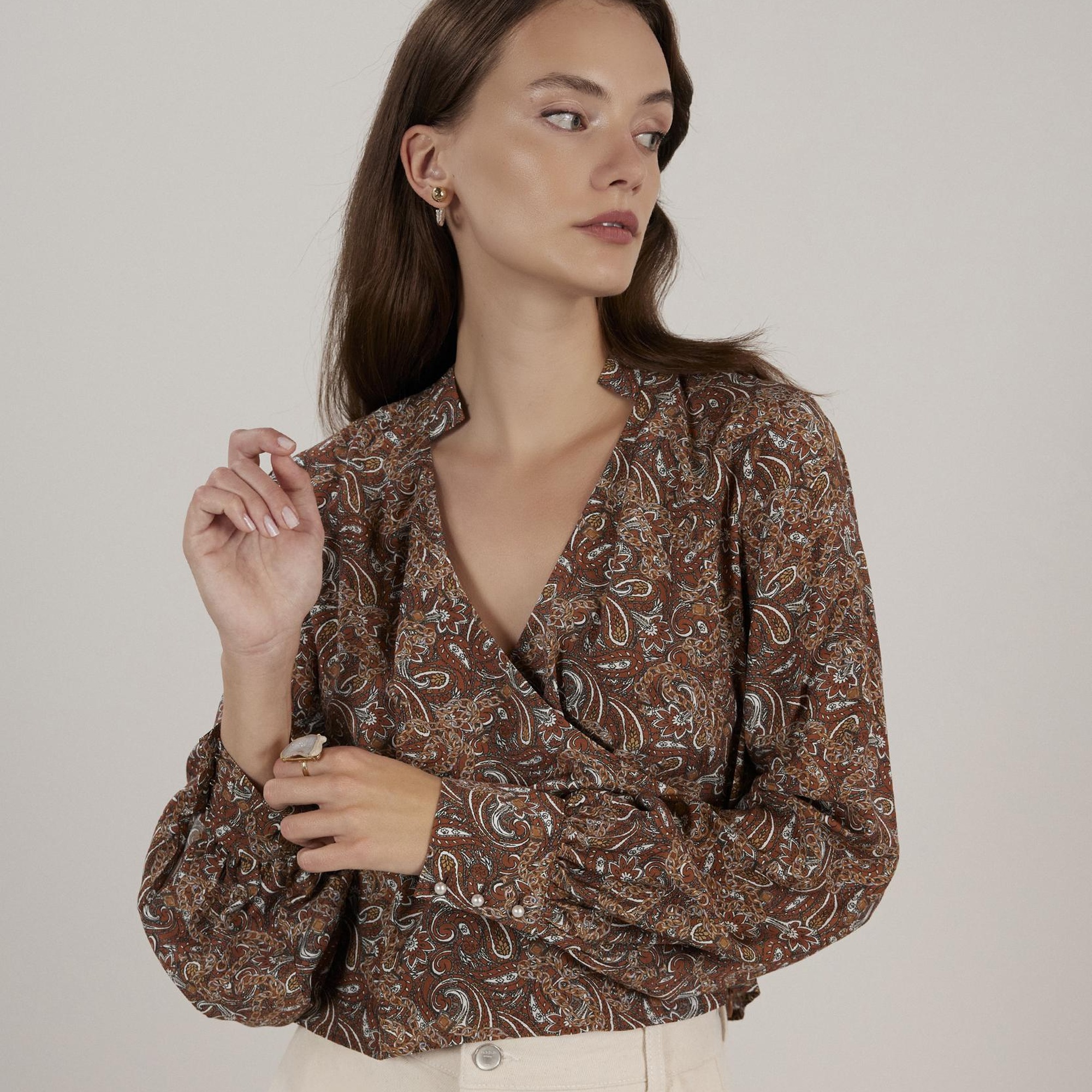 YARGICI Kruvaze Bluz