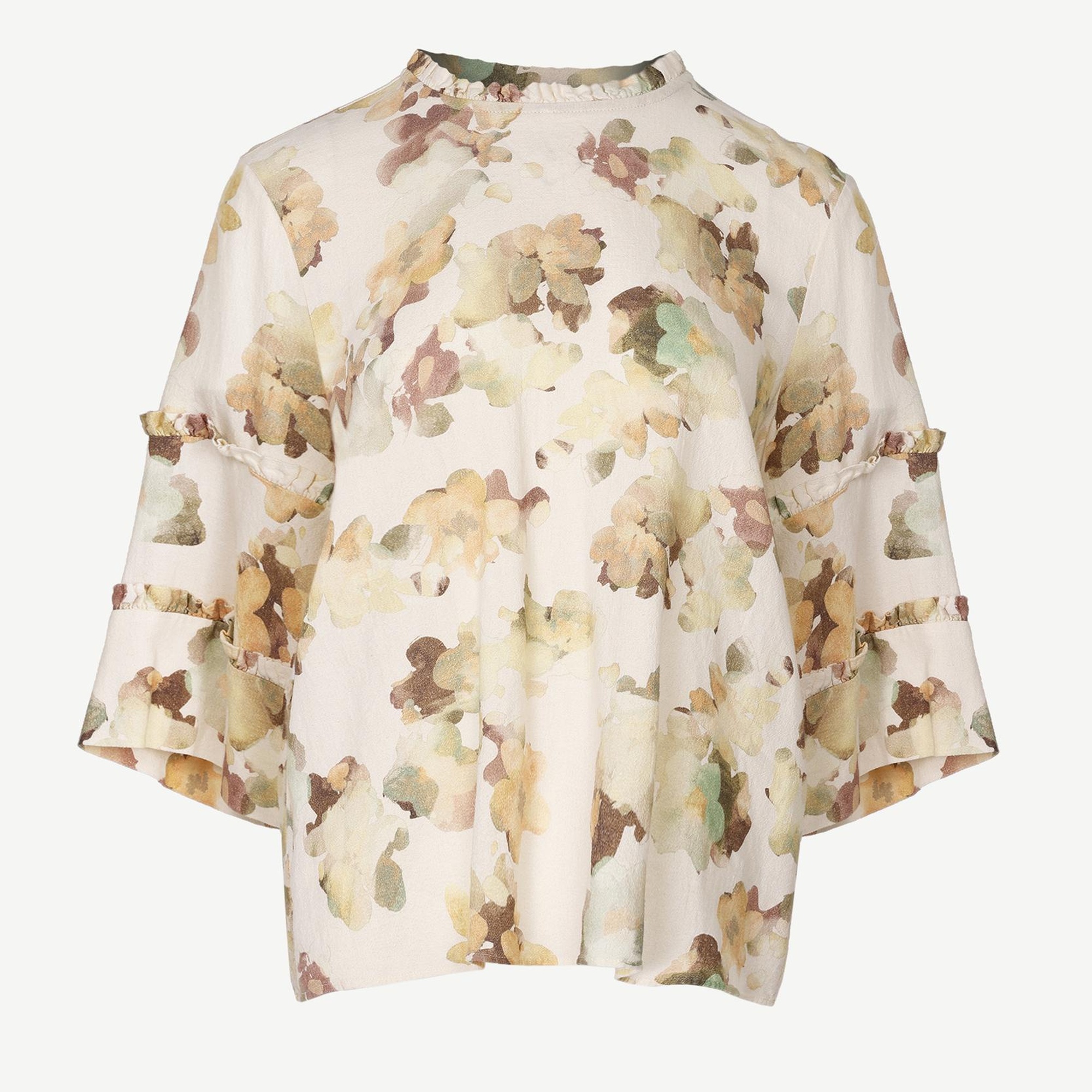 YARGICI 3/4 Kol Detaylı  Bluz