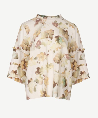  YARGICI 3/4 Kol Detaylı  Bluz