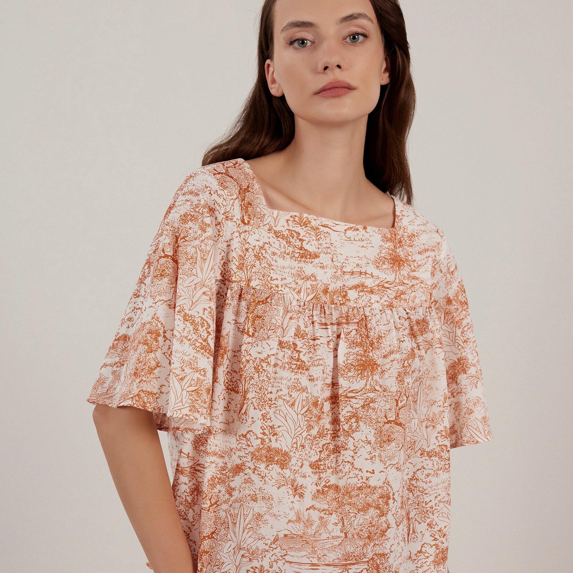 YARGICI Büzgü Detaylı Bluz