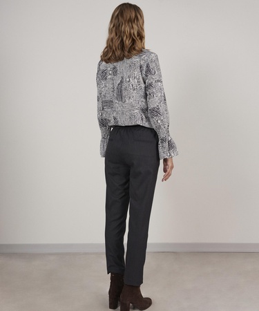  YARGICI Fırfır Detaylı Gömlek