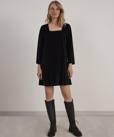  YARGICI Kare Yaka Elbise