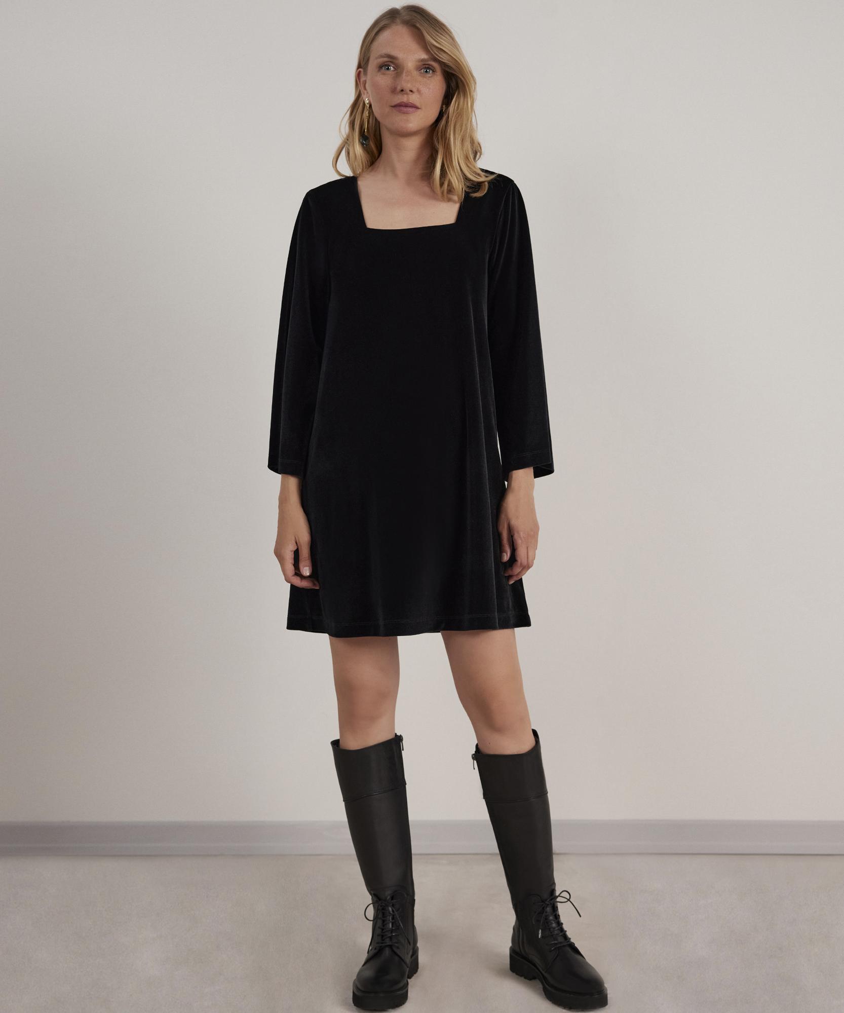  YARGICI Kare Yaka Elbise