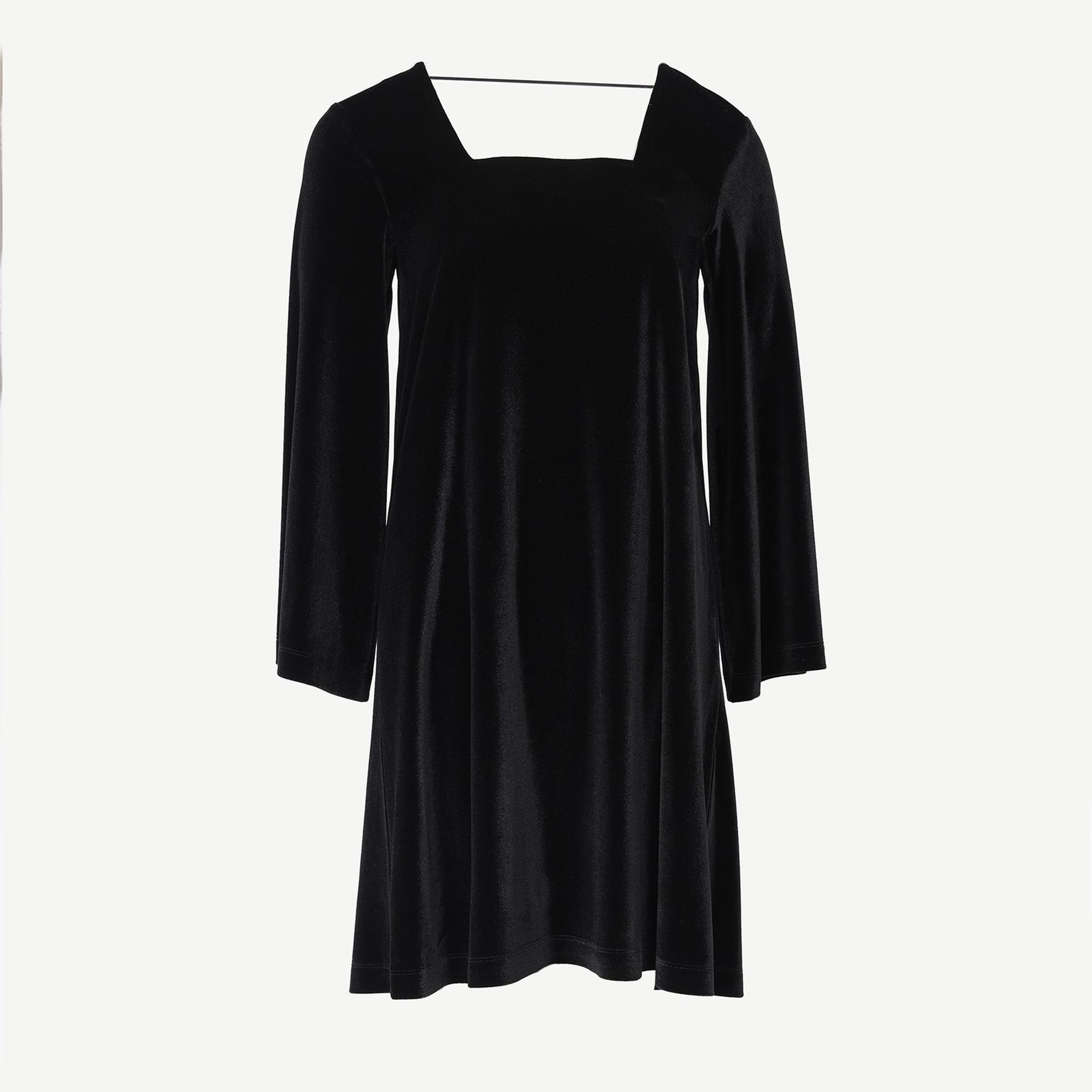 YARGICI Kare Yaka Elbise