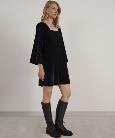  YARGICI Kare Yaka Elbise