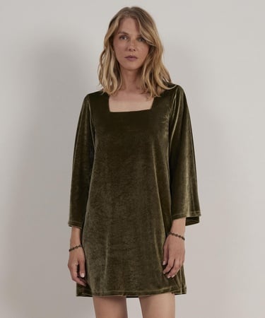  YARGICI Kare Yaka Elbise