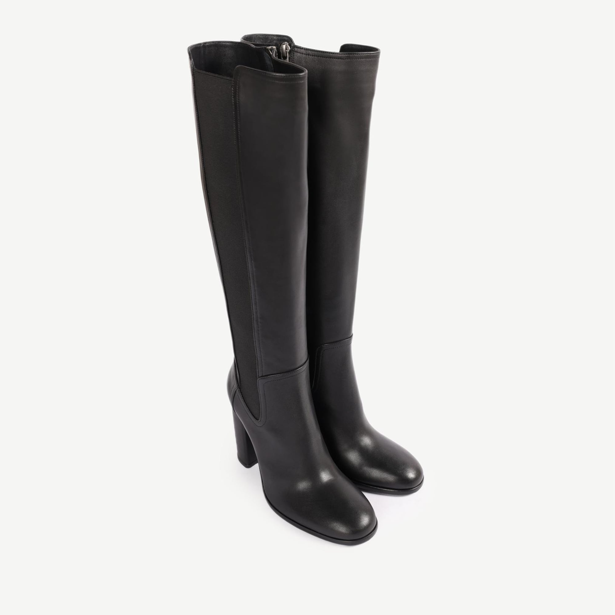 YARGICI Lastikli Topuklu Çizme