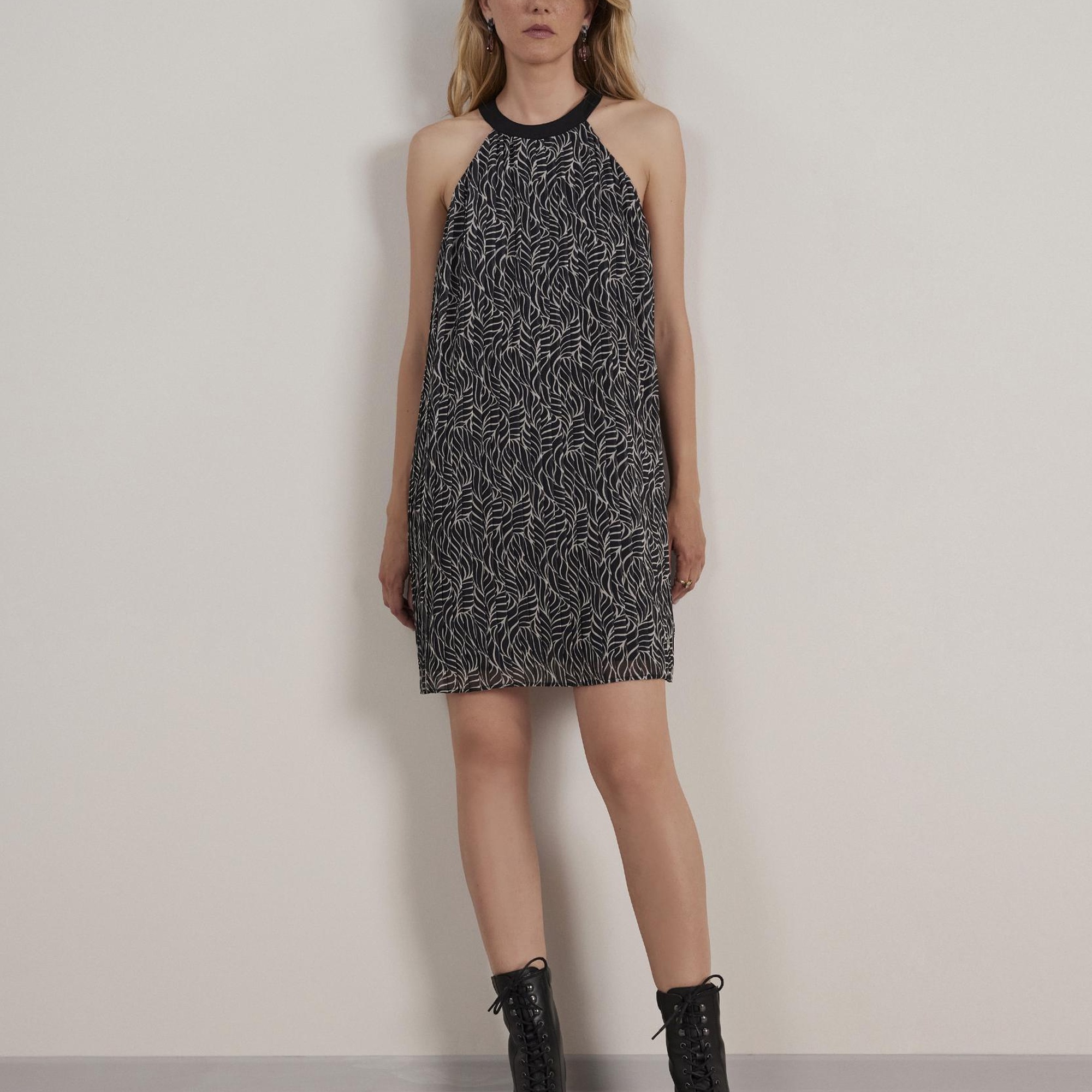 YARGICI Halter Yaka Elbise