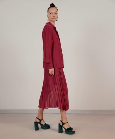  YARGICI Pliseli Etek