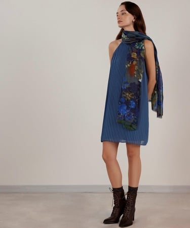  YARGICI Halter Yaka Elbise