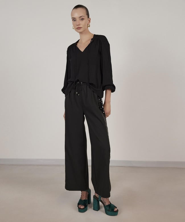  YARGICI Önü Bağlamalı Bluz