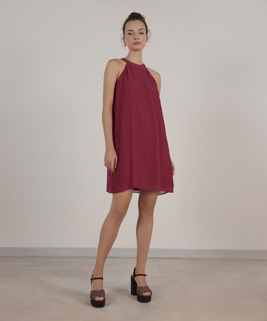  YARGICI Halter Yaka Elbise