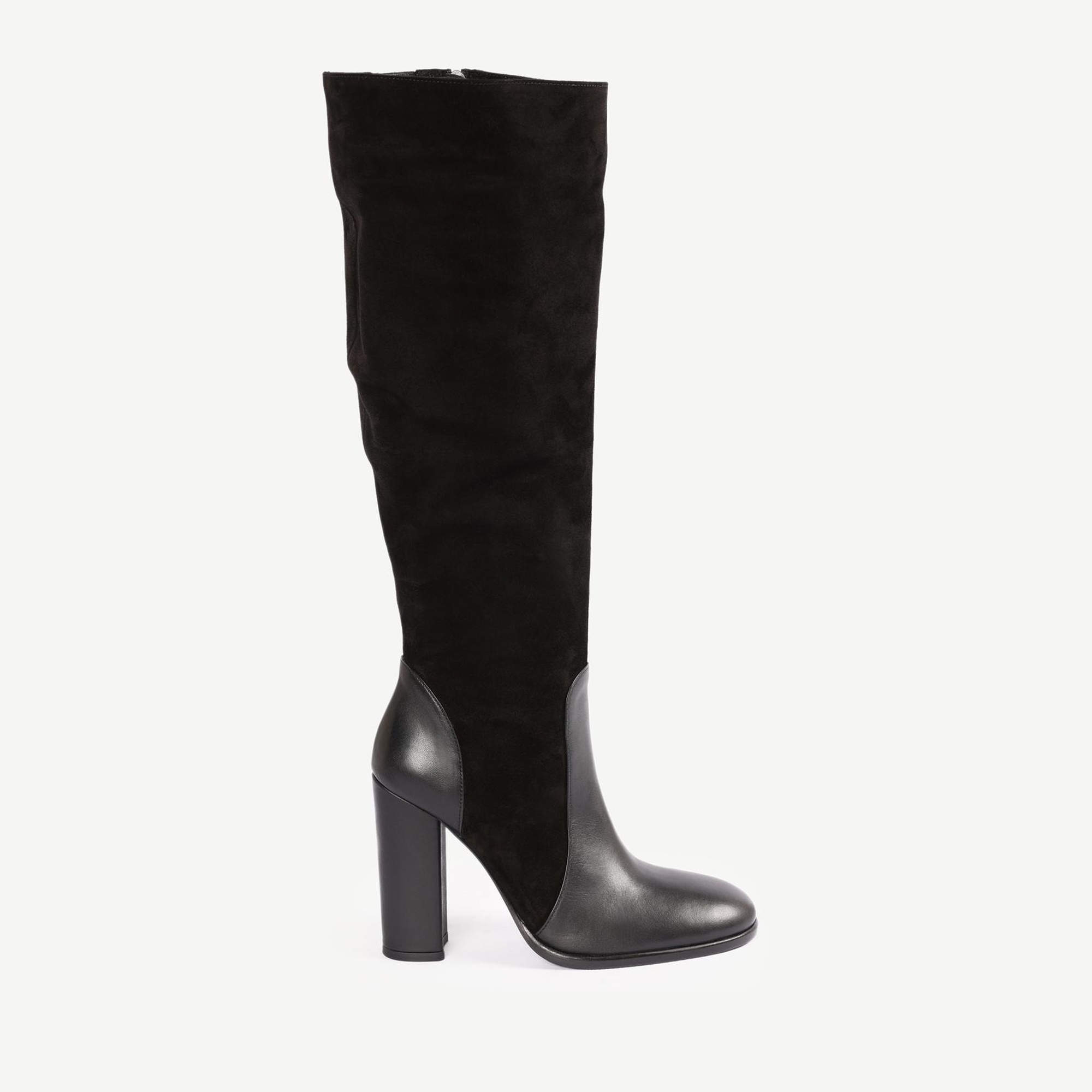 YARGICI Deri Topuklu Çizme