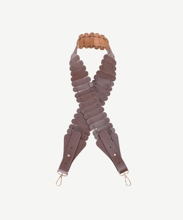  YARGICI Örgü Detaylı Çanta Askısı