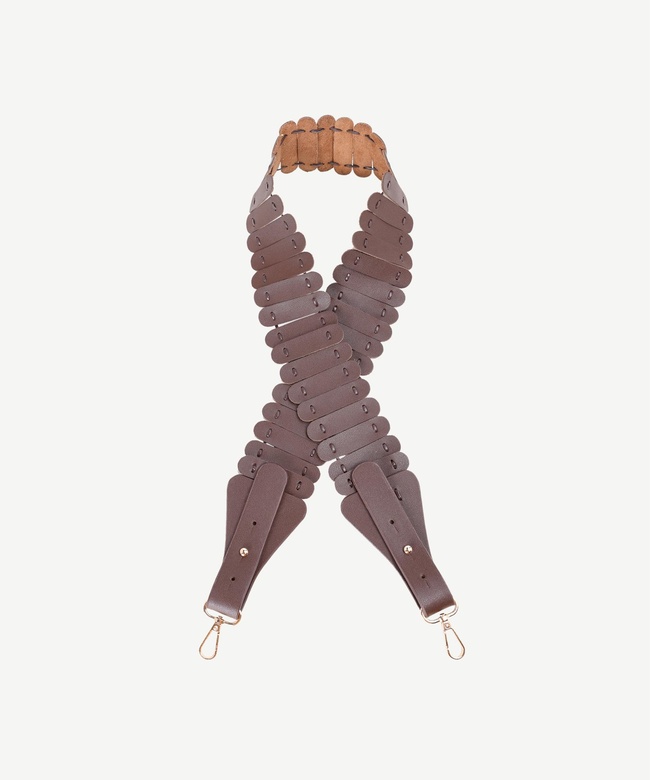  YARGICI Örgü Detaylı Çanta Askısı