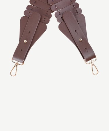  YARGICI Örgü Detaylı Çanta Askısı