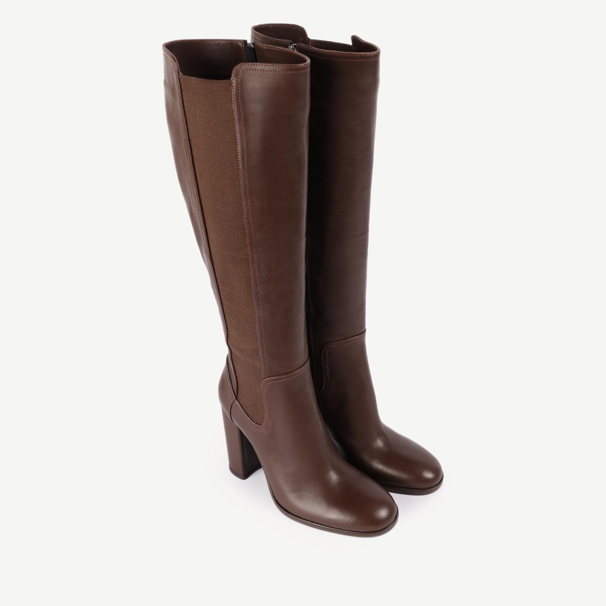 YARGICI Lastikli Topuklu Çizme