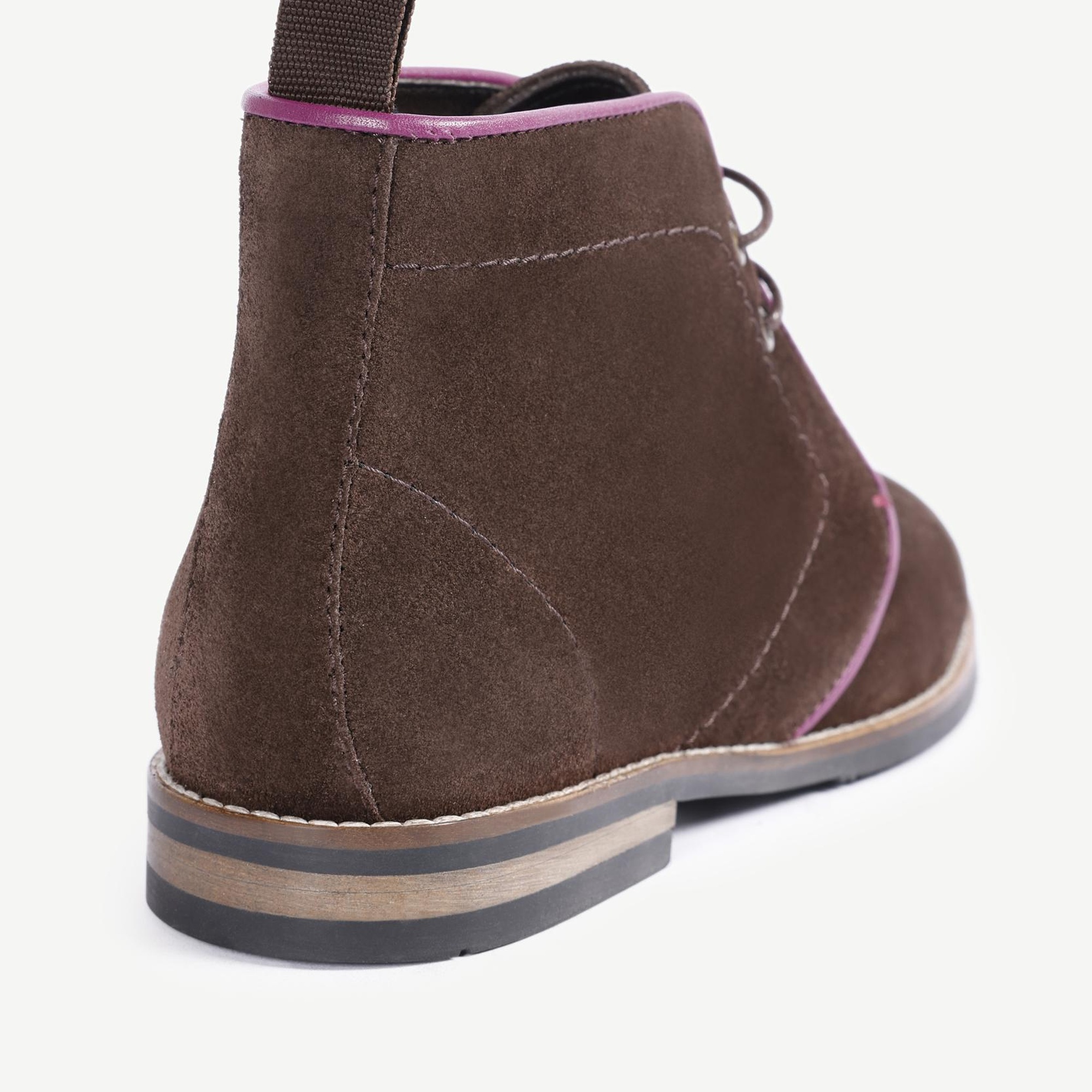 YARGICI Renk Detaylı Deri Süet Bot