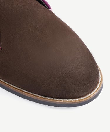  YARGICI Renk Detaylı Deri Süet Bot